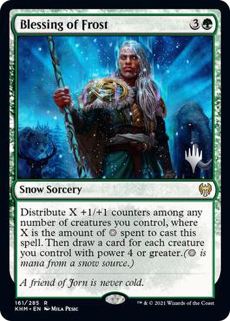 Blessing of Frost [Kaldheim Promo Pack] | Amazing Games TCG