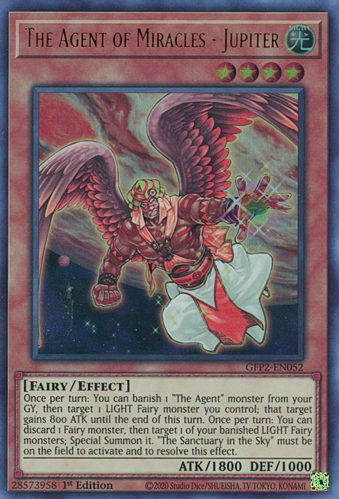 The Agent of Miracles - Jupiter [GFP2-EN052] Ultra Rare | Amazing Games TCG