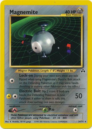 Magnemite (26/75) [Neo Discovery Unlimited] | Amazing Games TCG