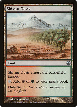Shivan Oasis [Duel Decks: Phyrexia vs. the Coalition] | Amazing Games TCG