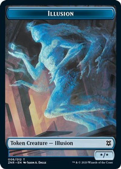 Illusion // Pegasus Double-Sided Token [Challenger Decks 2021 Tokens] | Amazing Games TCG