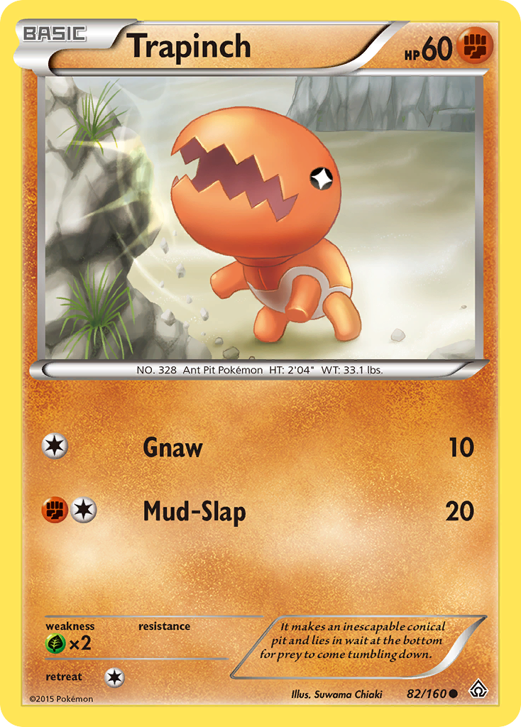 Trapinch (82/160) [XY: Primal Clash] | Amazing Games TCG