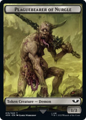 Spawn // Plaguebearer of Nurgle (Surge Foil) [Universes Beyond: Warhammer 40,000 Tokens] | Amazing Games TCG