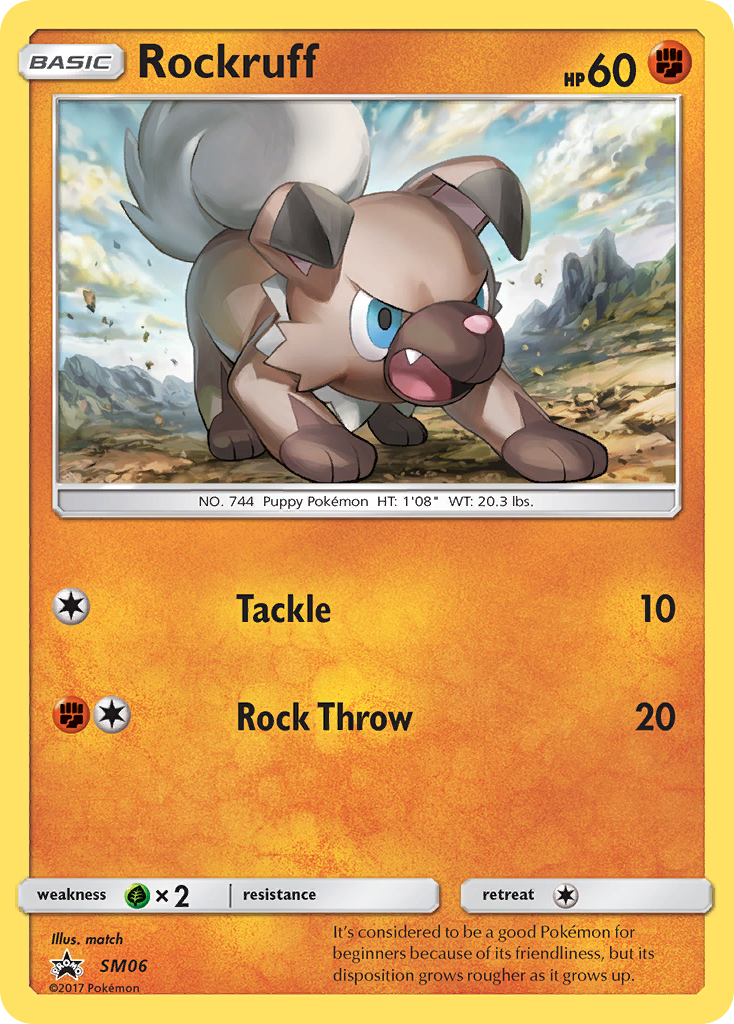 Rockruff (SM06) [Sun & Moon: Black Star Promos] | Amazing Games TCG