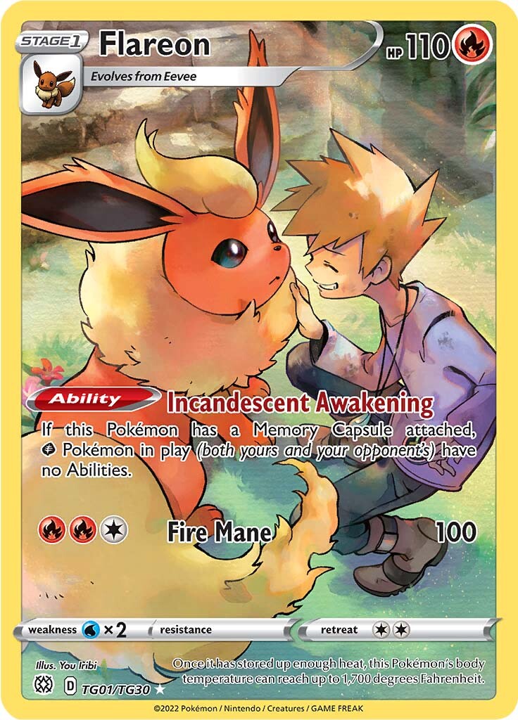 Flareon (TG01/TG30) [Sword & Shield: Brilliant Stars] | Amazing Games TCG