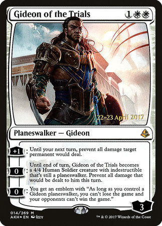 Gideon of the Trials [Amonkhet Promos] | Amazing Games TCG