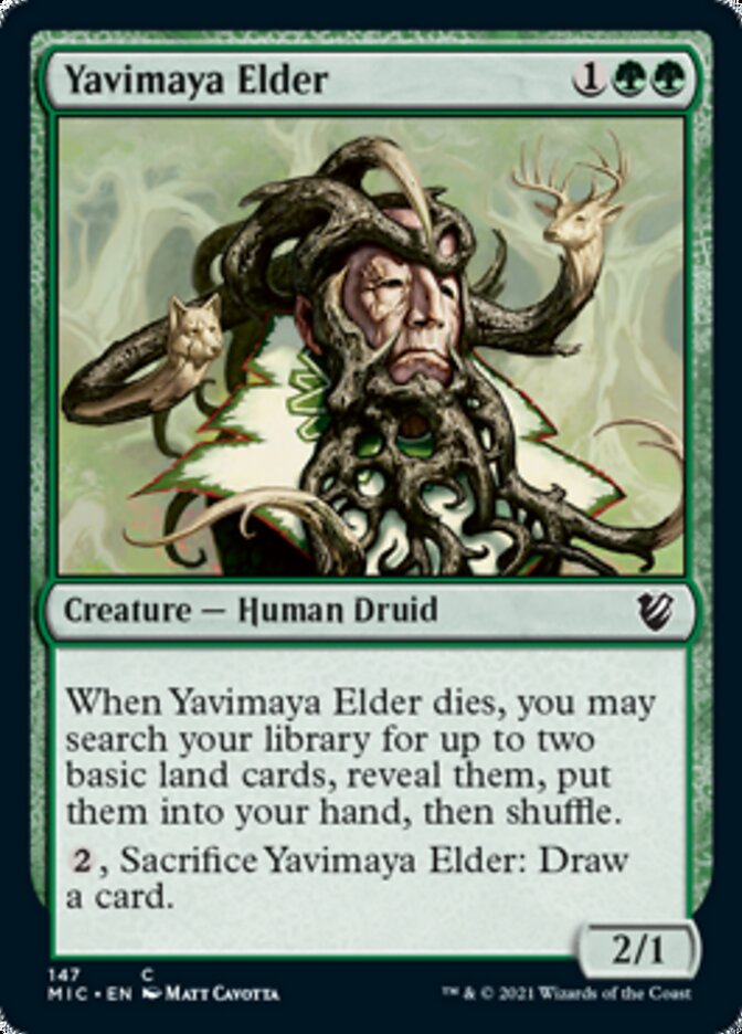 Yavimaya Elder [Innistrad: Midnight Hunt Commander] | Amazing Games TCG