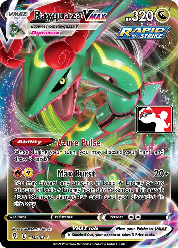 Rayquaza VMAX (111/203) [Prize Pack Series One] | Amazing Games TCG