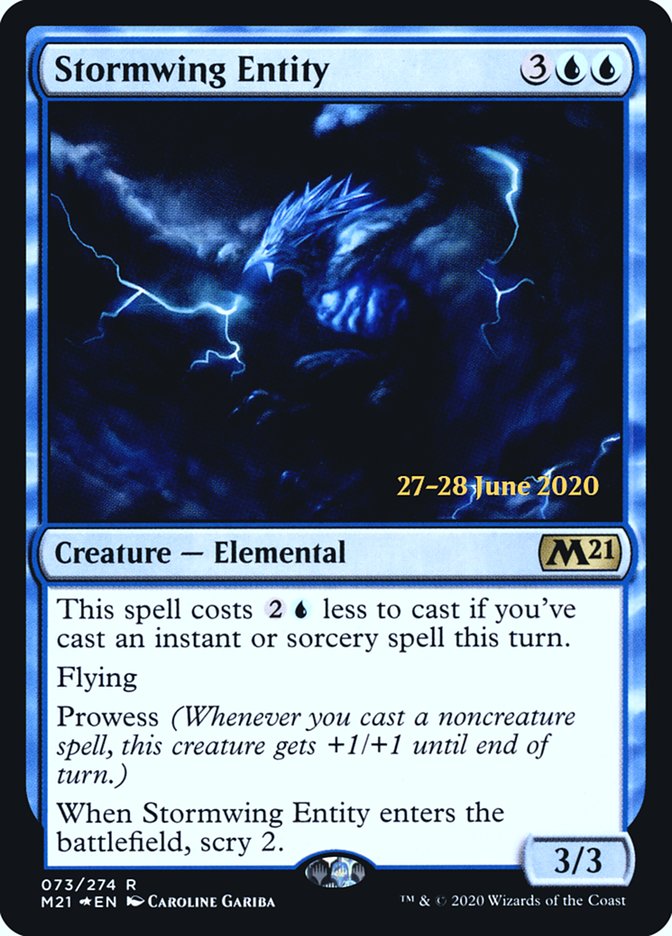 Stormwing Entity  [Core Set 2021 Prerelease Promos] | Amazing Games TCG