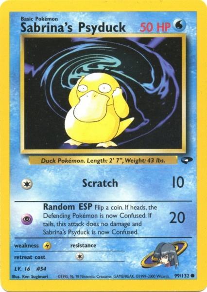 Sabrina's Psyduck (99/132) [Gym Challenge Unlimited] | Amazing Games TCG