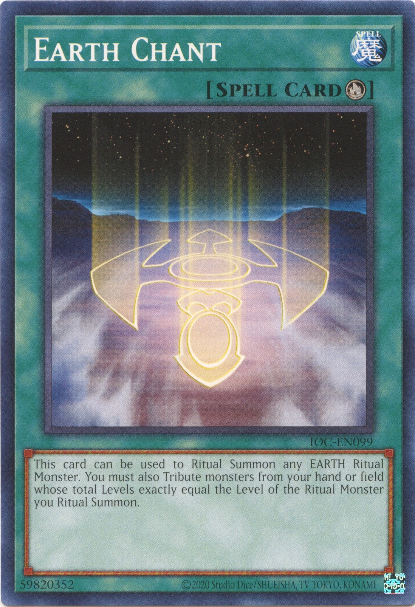 Earth Chant (25th Anniversary) [IOC-EN099] Common | Amazing Games TCG