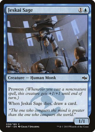 Jeskai Sage [Fate Reforged] | Amazing Games TCG