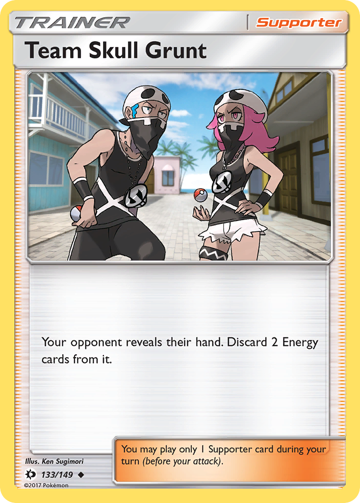 Team Skull Grunt (133/149) [Sun & Moon: Base Set] | Amazing Games TCG