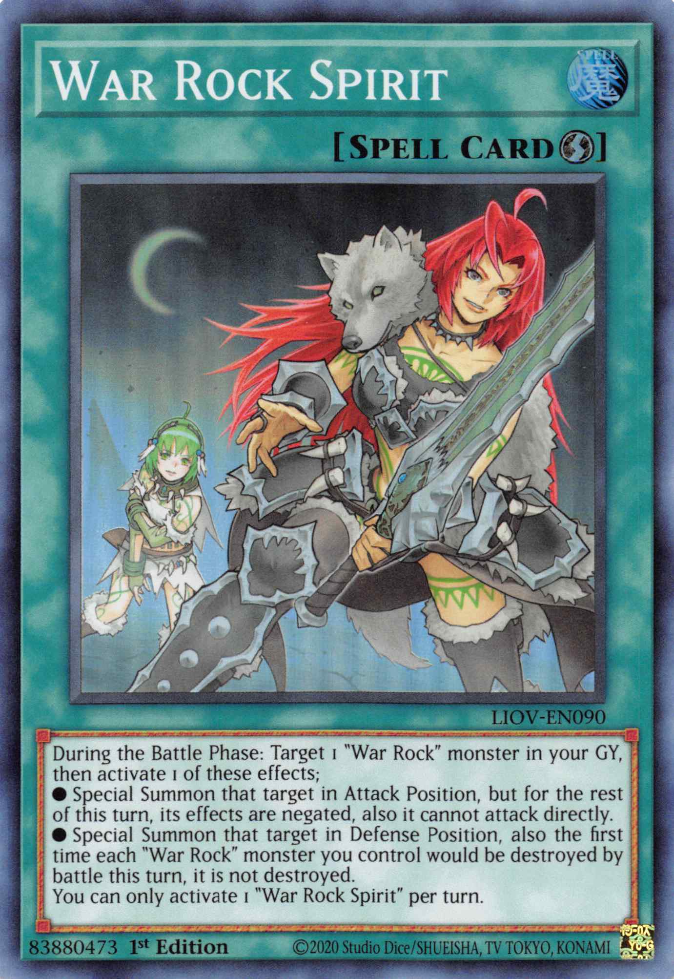 War Rock Spirit [LIOV-EN090] Super Rare | Amazing Games TCG