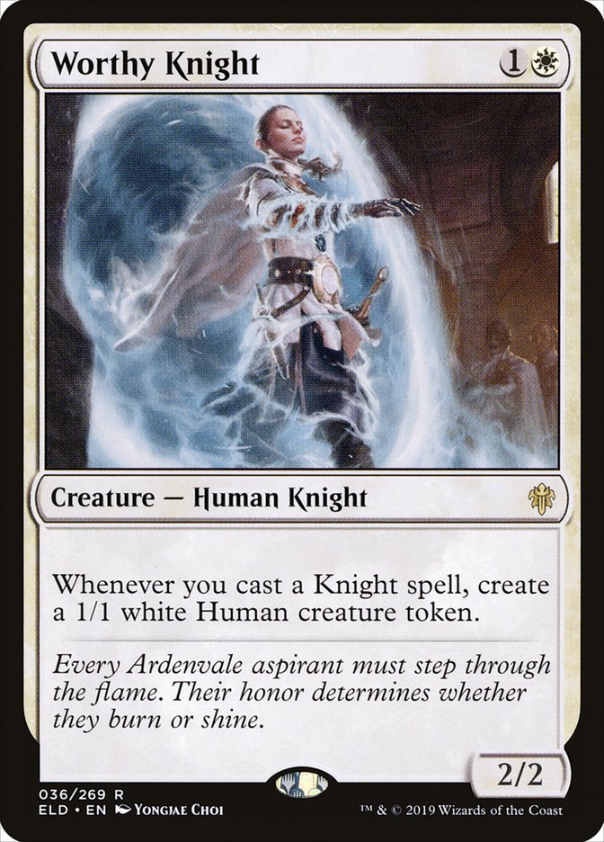 Worthy Knight [Throne of Eldraine] | Amazing Games TCG