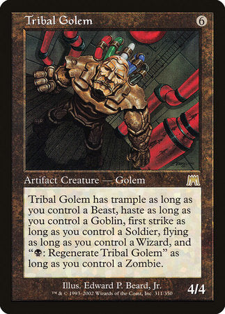 Tribal Golem [Onslaught] | Amazing Games TCG