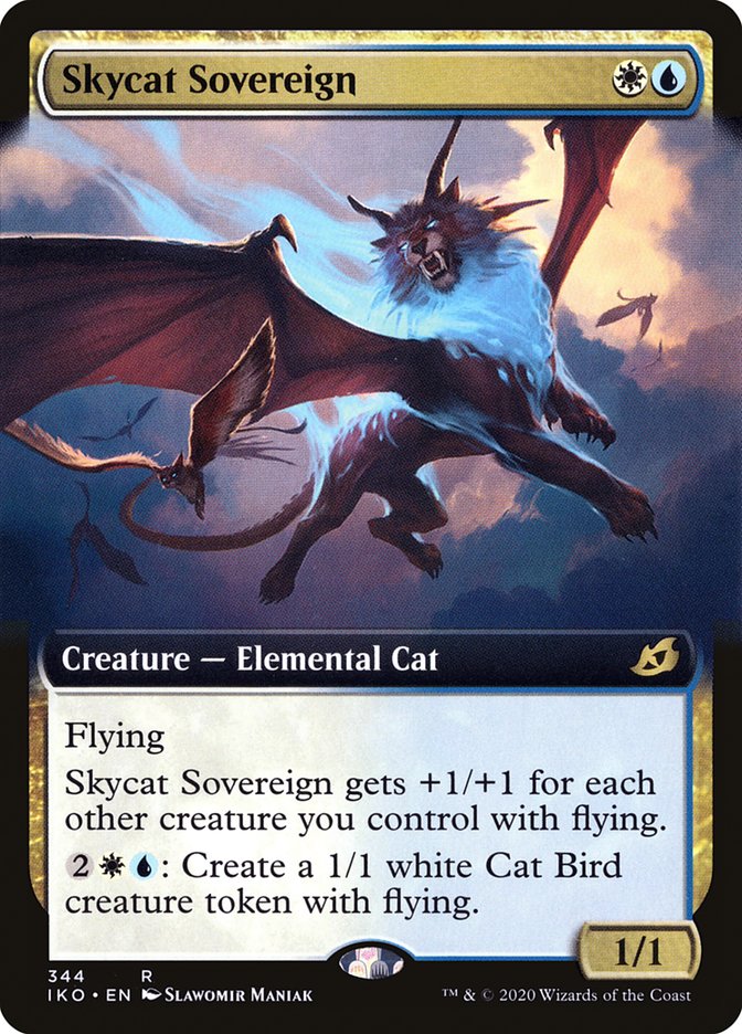 Skycat Sovereign (Extended Art) [Ikoria: Lair of Behemoths] | Amazing Games TCG