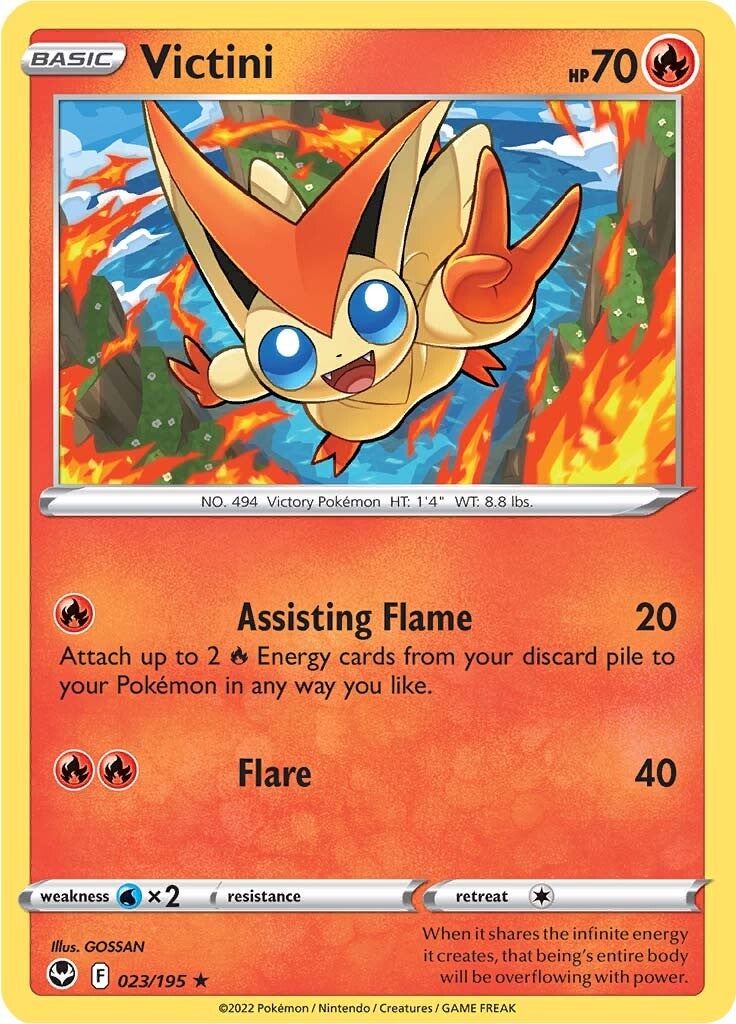 Victini (023/195) [Sword & Shield: Silver Tempest] | Amazing Games TCG