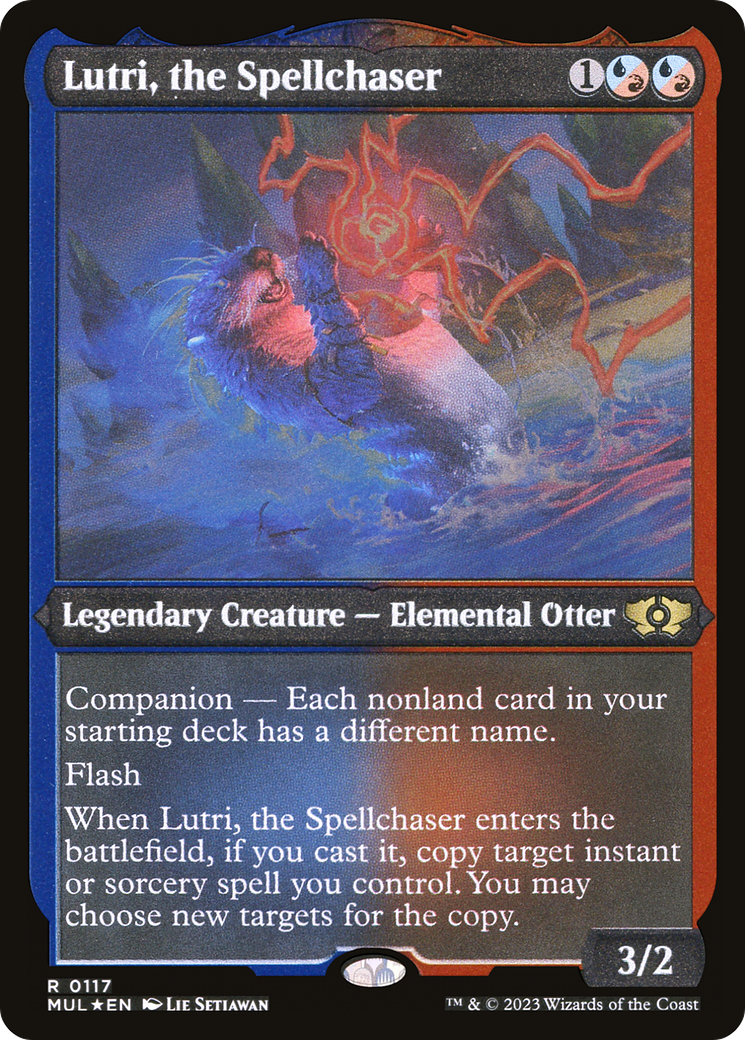 Lutri, the Spellchaser (Foil Etched) [Multiverse Legends] | Amazing Games TCG