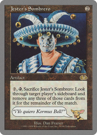 Jester's Sombrero [Unglued] | Amazing Games TCG