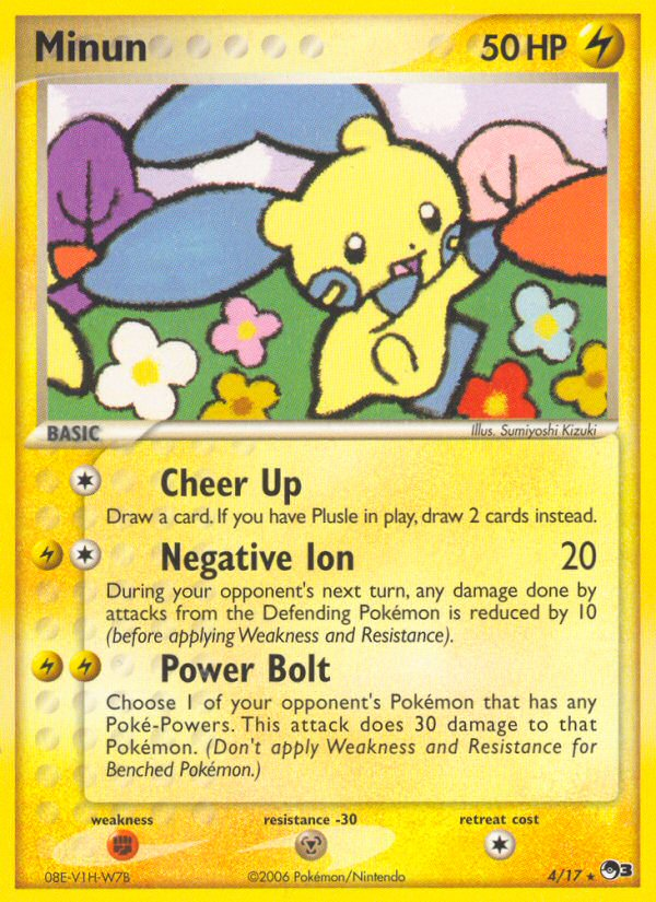 Minun (4/17) [POP Series 3] | Amazing Games TCG