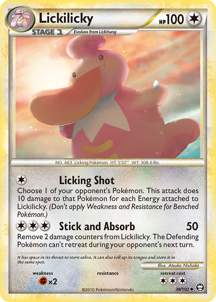 Lickilicky (38/102) [HeartGold & SoulSilver: Triumphant] | Amazing Games TCG
