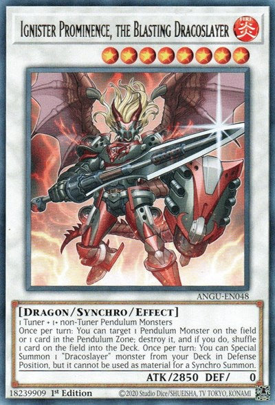 Ignister Prominence, the Blasting Dracoslayer (Rare) [ANGU-EN048] Rare | Amazing Games TCG