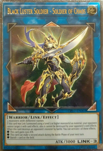 Black Luster Soldier - Soldier of Chaos [OP17-EN003] Ultimate Rare | Amazing Games TCG