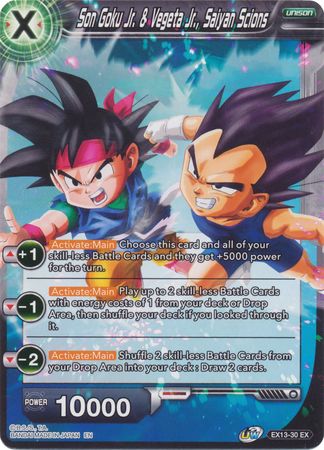 Son Goku Jr. & Vegeta Jr., Saiyan Scions (EX13-30) [Special Anniversary Set 2020] | Amazing Games TCG