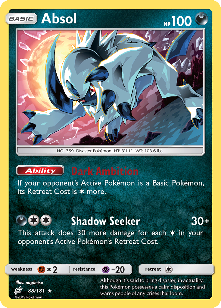 Absol (88/181) [Sun & Moon: Team Up] | Amazing Games TCG