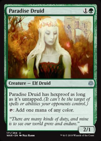 Paradise Druid [War of the Spark] | Amazing Games TCG