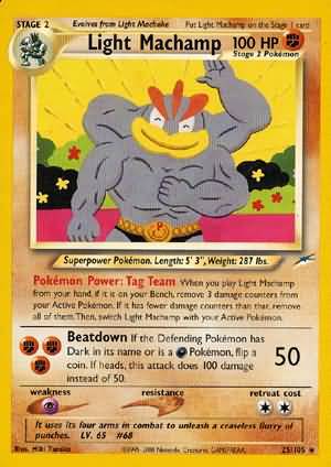 Light Machamp (25/105) [Neo Destiny Unlimited] | Amazing Games TCG