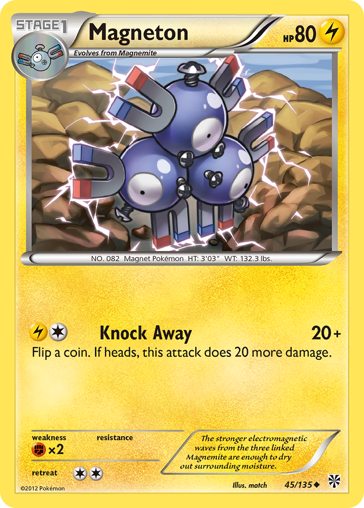 Magneton (45/135) [Black & White: Plasma Storm] | Amazing Games TCG