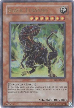 Black Tyranno [IOC-EN075] Ultra Rare | Amazing Games TCG