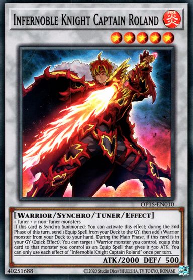 Infernoble Knight Captain Roland [OP15-EN010] Super Rare | Amazing Games TCG