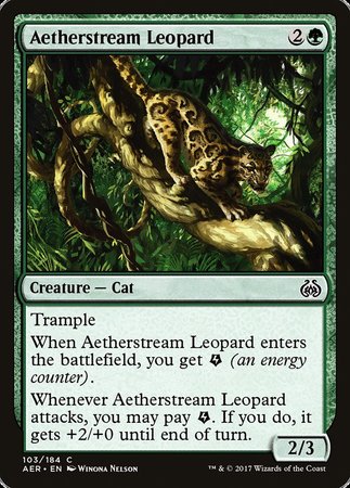 Aetherstream Leopard [Aether Revolt] | Amazing Games TCG
