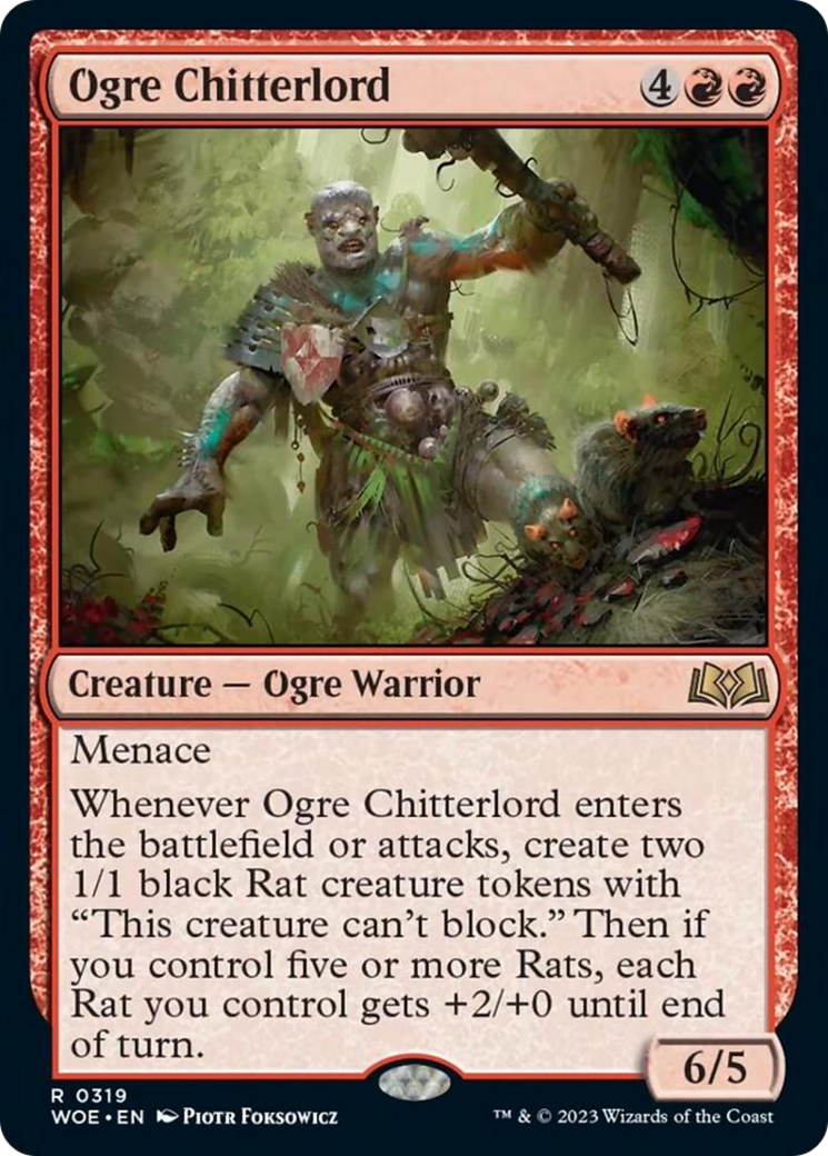 Ogre Chitterlord [Wilds of Eldraine] | Amazing Games TCG