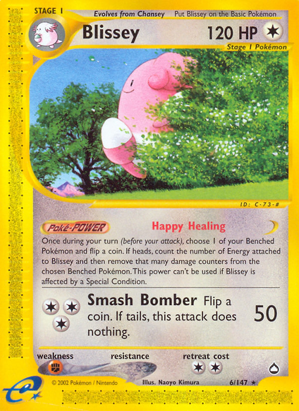 Blissey (6/147) [Aquapolis] | Amazing Games TCG