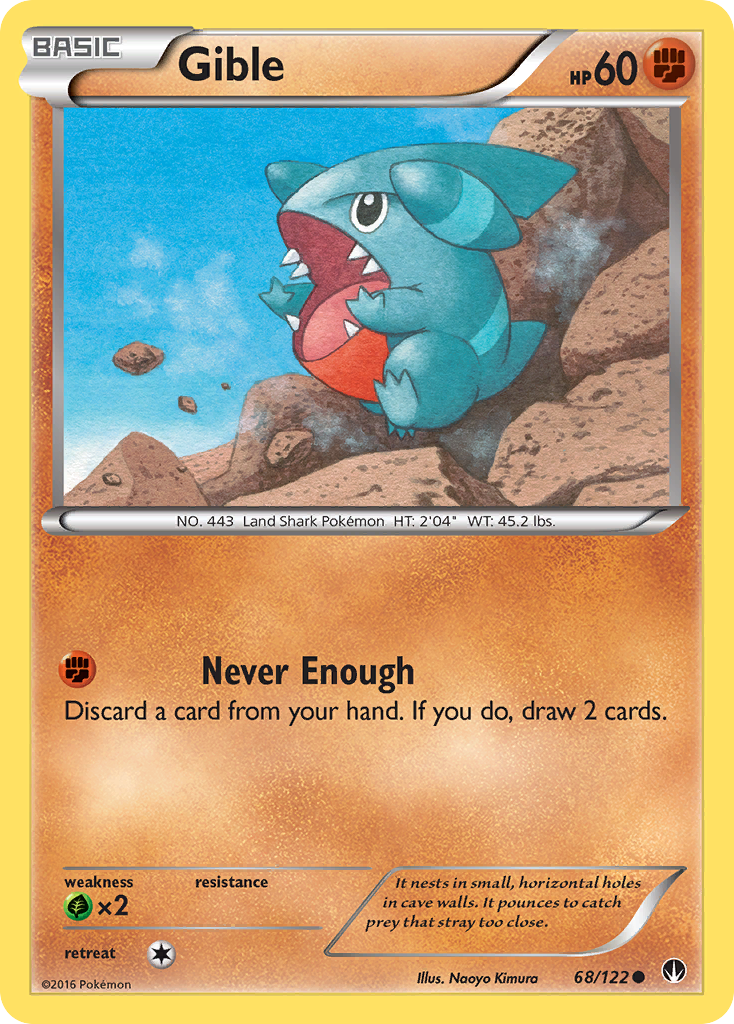 Gible (68/122) [XY: BREAKpoint] | Amazing Games TCG