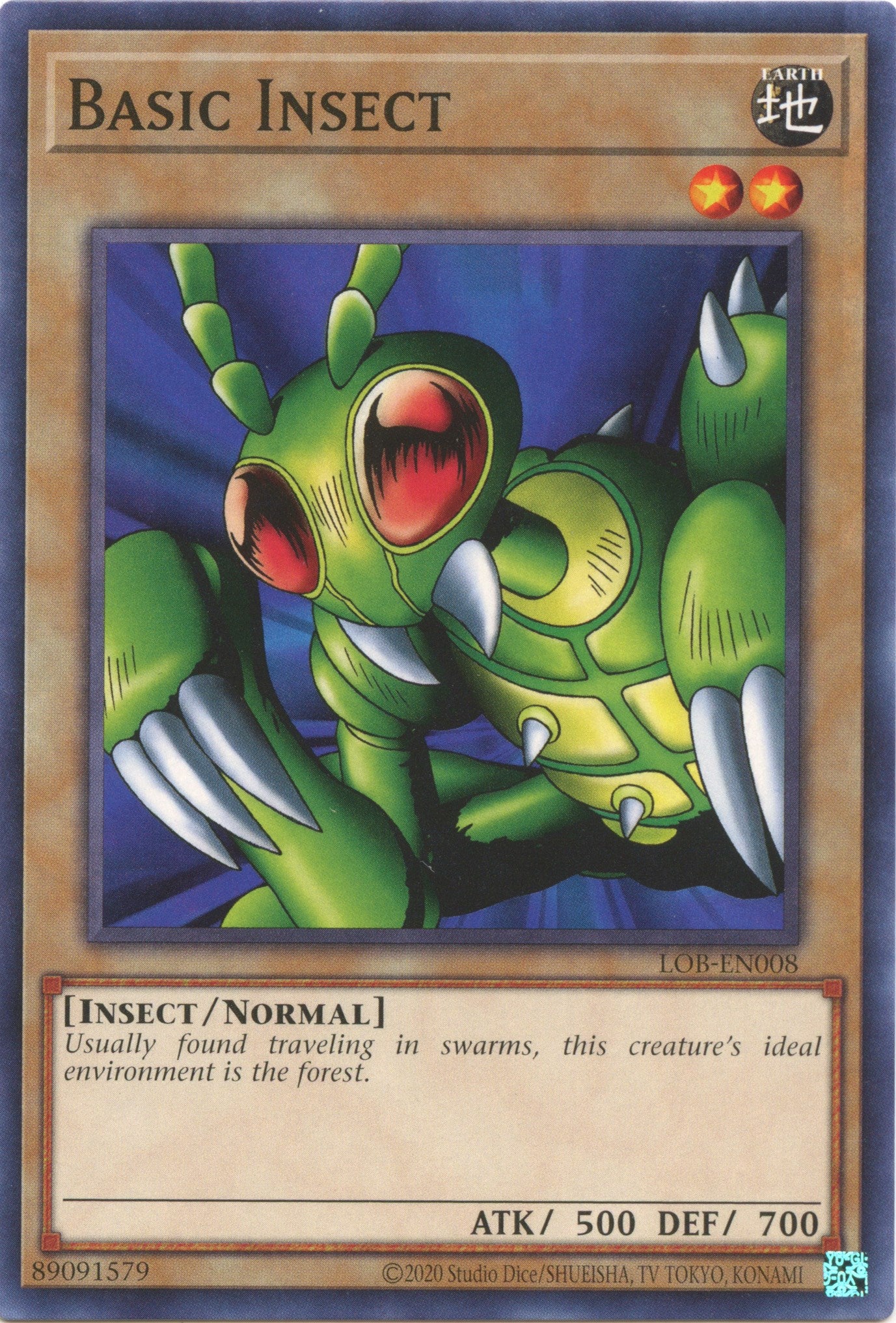 Basic Insect (25th Anniversary) [LOB-EN008] Common | Amazing Games TCG