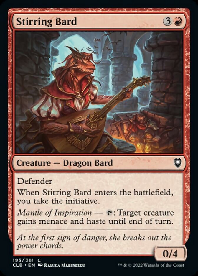 Stirring Bard [Commander Legends: Battle for Baldur's Gate] | Amazing Games TCG