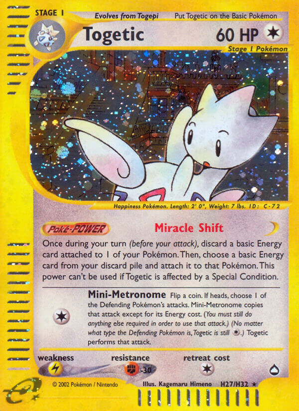 Togetic (H27/H32) [Aquapolis] | Amazing Games TCG