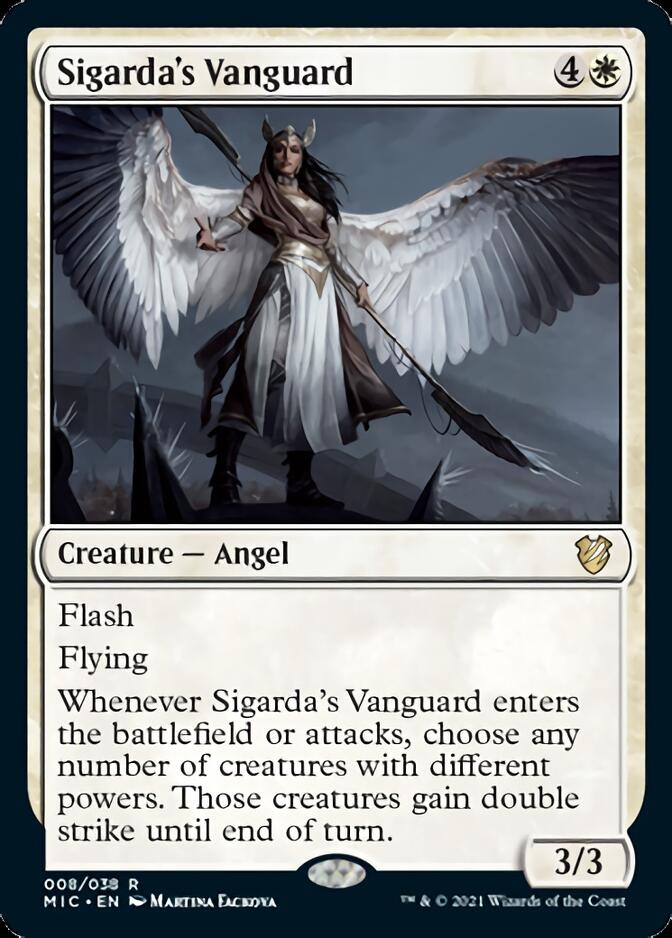 Sigarda's Vanguard [Innistrad: Midnight Hunt Commander] | Amazing Games TCG