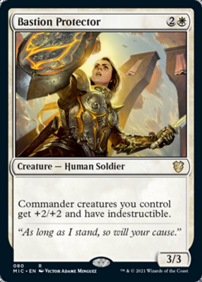 Bastion Protector [Innistrad: Midnight Hunt Commander] | Amazing Games TCG