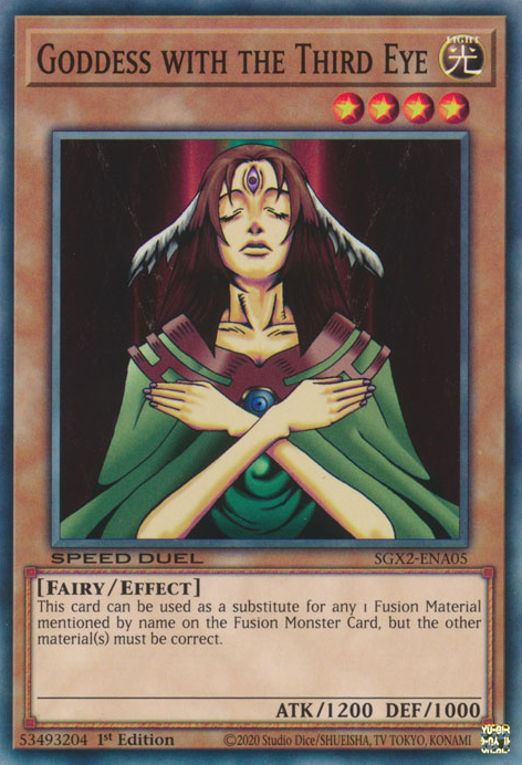 Goddess with the Third Eye [SGX2-ENA05] Common | Amazing Games TCG