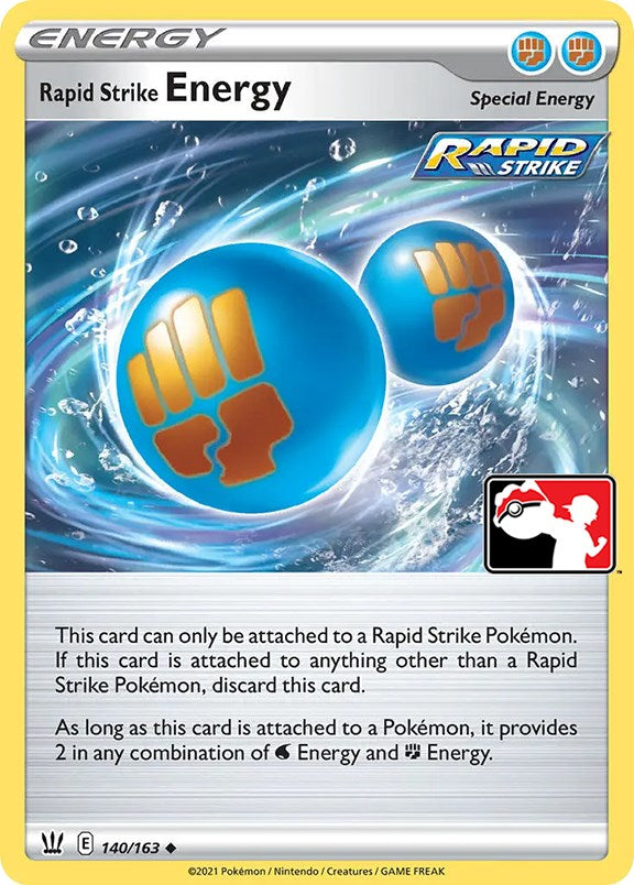 Rapid Strike Energy (140/163) [Prize Pack Series Two] | Amazing Games TCG