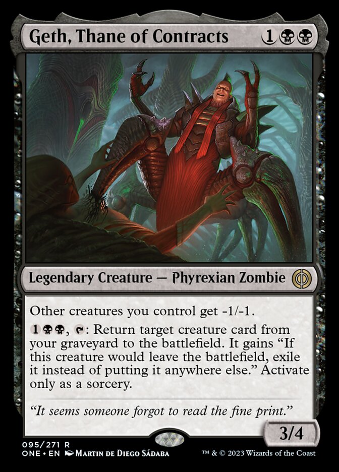 Geth, Thane of Contracts [Phyrexia: All Will Be One] | Amazing Games TCG