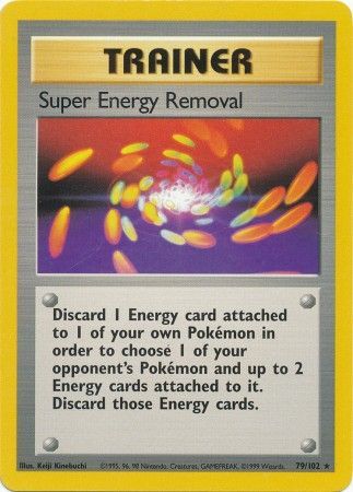 Super Energy Removal (79/102) [Base Set Unlimited] | Amazing Games TCG