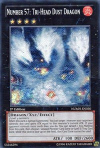 Number 57: Tri-Head Dust Dragon [Number Hunters] [NUMH-EN030] | Amazing Games TCG