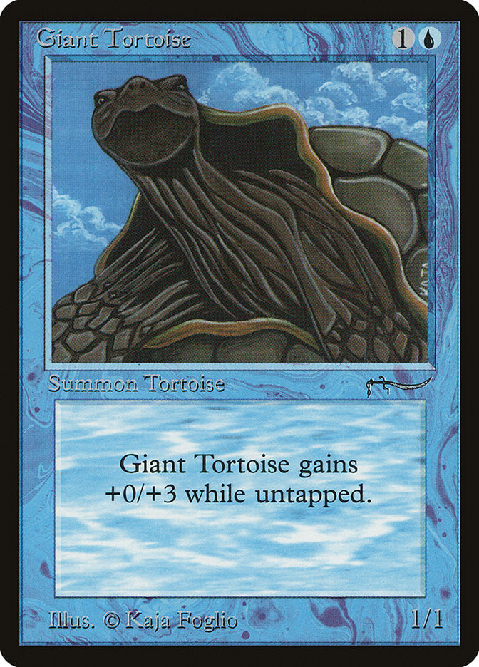 Giant Tortoise (Light Mana Cost) [Arabian Nights] | Amazing Games TCG